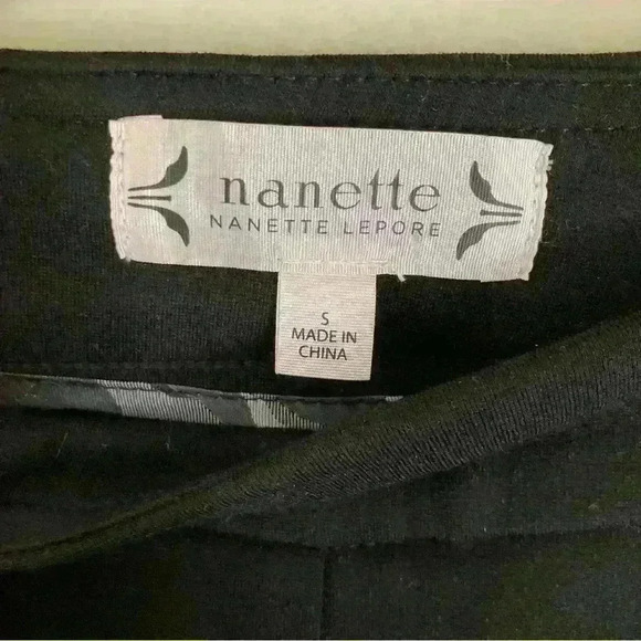 Nanette Lepore Stretchy Black Dress Pants Skinny Size Small - Picture 4 of 6